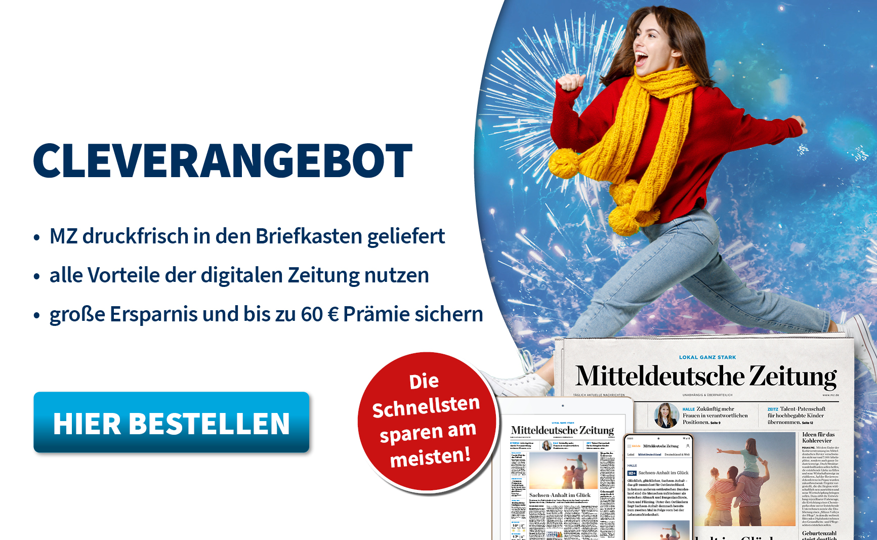 Cleverabo: MZ für 0,00 € bis Silvester lesen