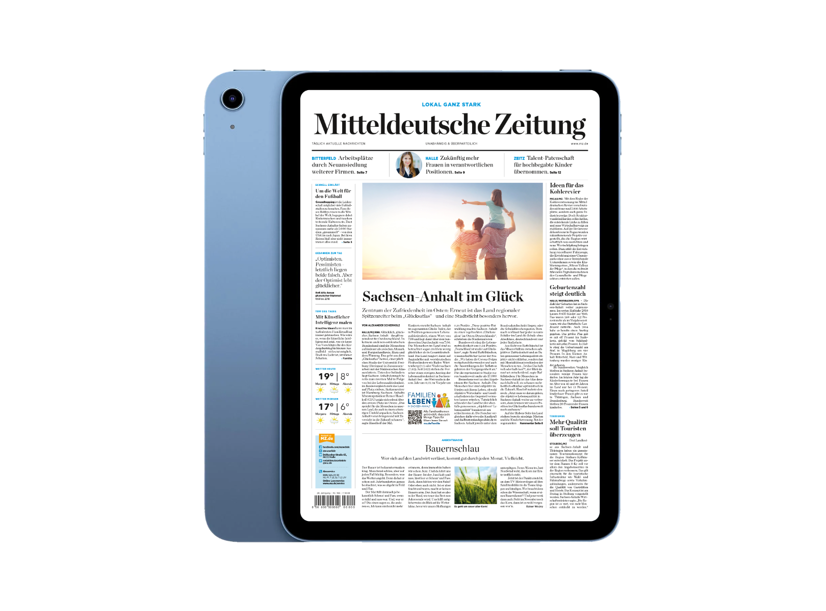 Dies ist ein Bild von Apple iPad 11. Generation Blau