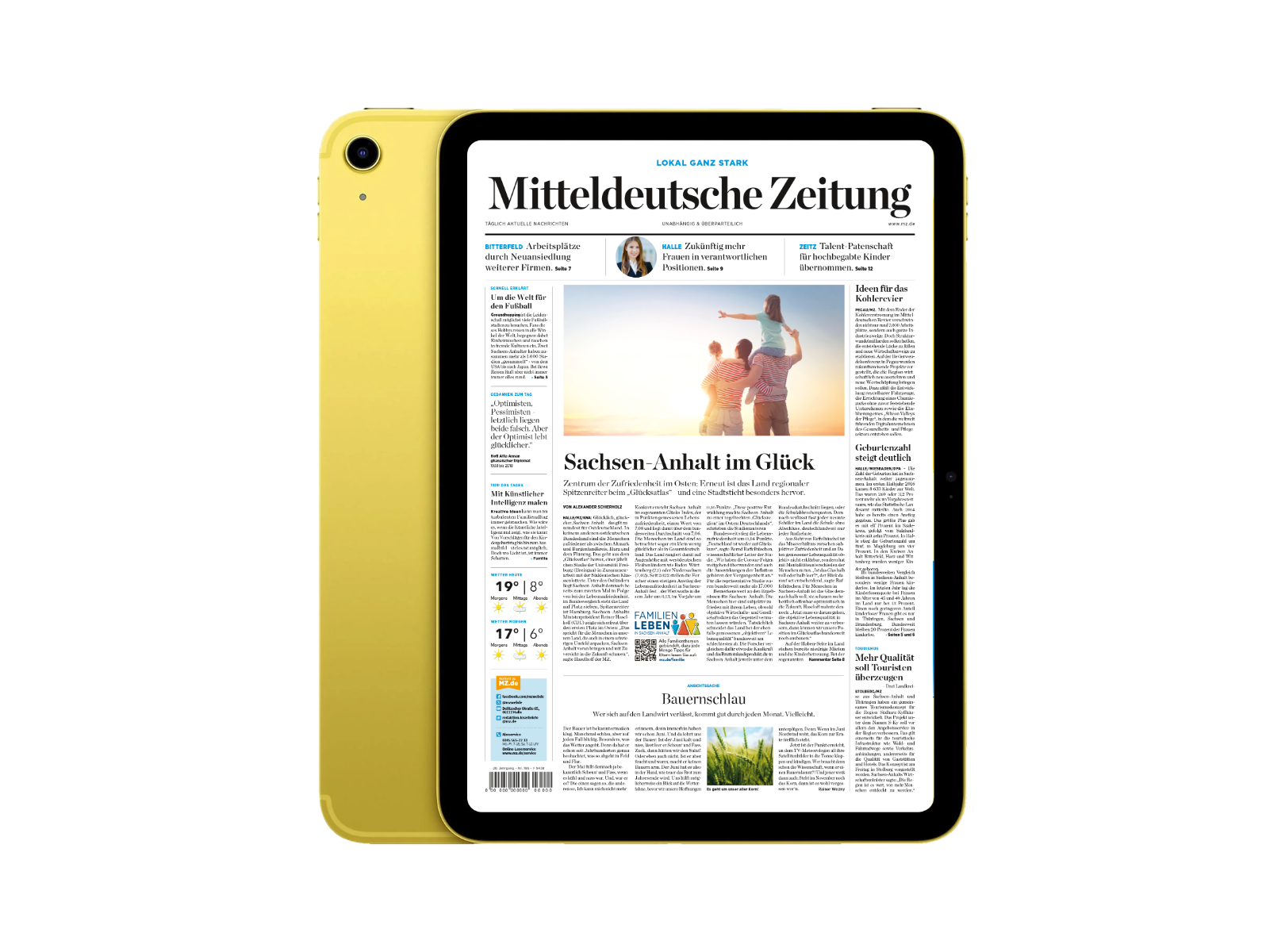 Dies ist ein Bild von Apple iPad 11. Generation Gelb