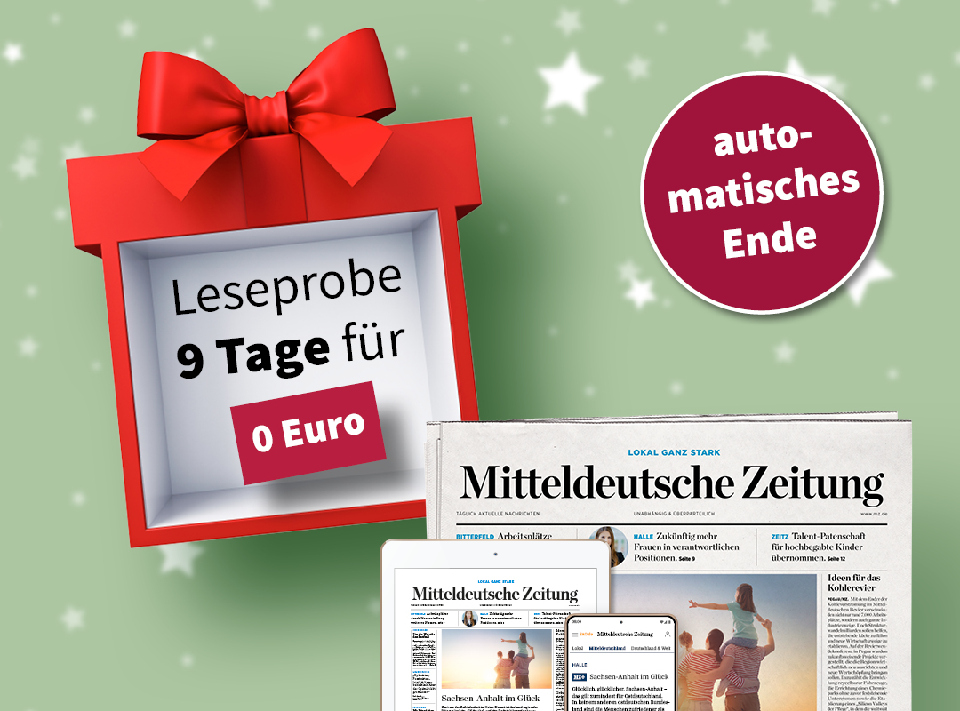 gedruckte und digitale Zeitung mit Geschenkbox 9 Tage für o Euro lesen